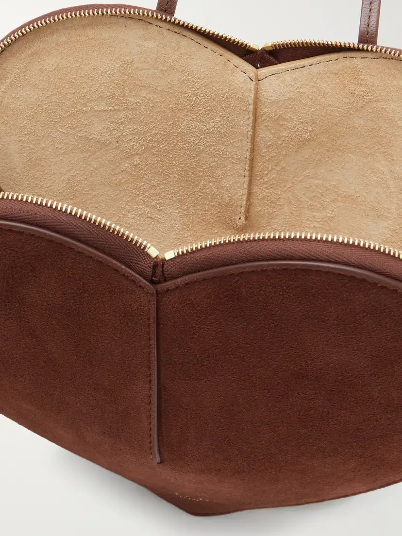 Alaïa Le Coeur Suede And Leather Shoulder Bag | Thumbnail 5 Alaïa Le Coeur Suede And Leather Shoulder Bag | Thumbnail 5