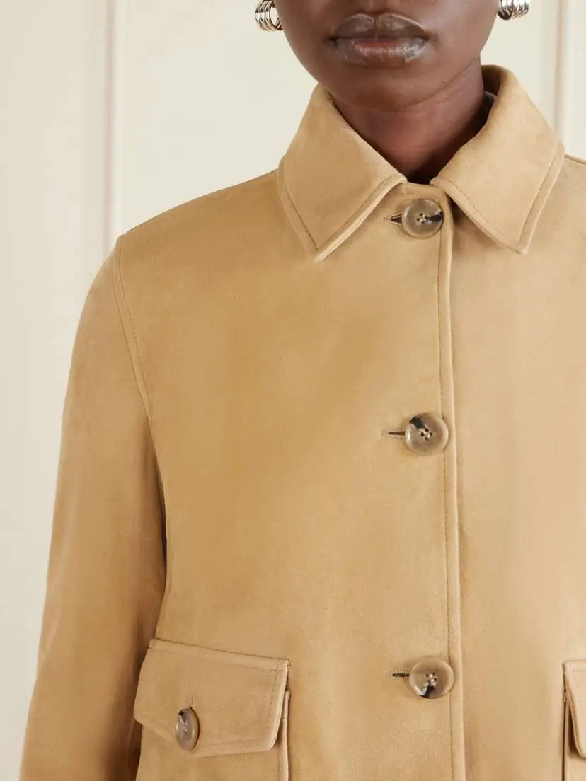 Nour Hammour Louise Suede Jacket | Thumbnail 5 Nour Hammour Louise Suede Jacket | Thumbnail 5