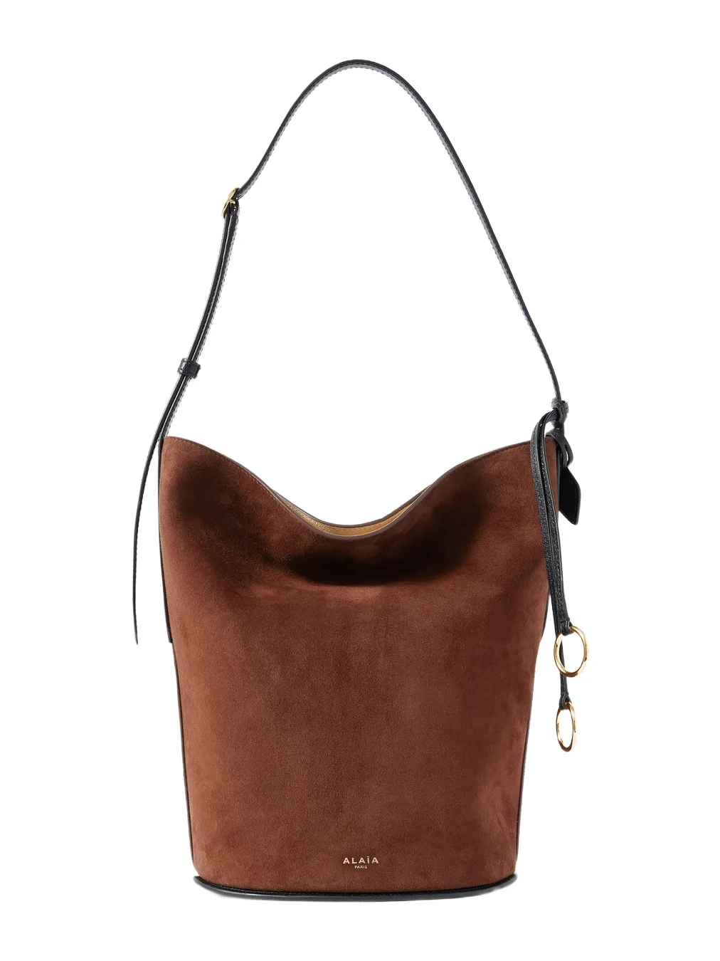 Leather-trimmed Suede Tote Leather-trimmed Suede Tote