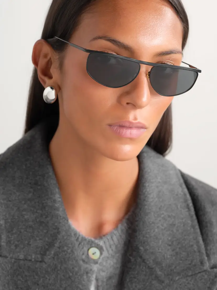 Oliver Peoples + Khaite 1986 D-frame Acetate And Metal Sunglasses | Thumbnail 2 Oliver Peoples + Khaite 1986 D-frame Acetate And Metal Sunglasses | Thumbnail 2