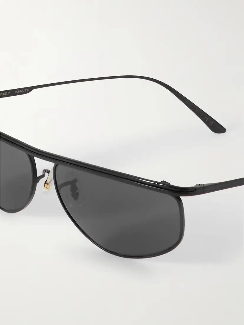 Oliver Peoples + Khaite 1986 D-frame Acetate And Metal Sunglasses | Thumbnail 4 Oliver Peoples + Khaite 1986 D-frame Acetate And Metal Sunglasses | Thumbnail 4