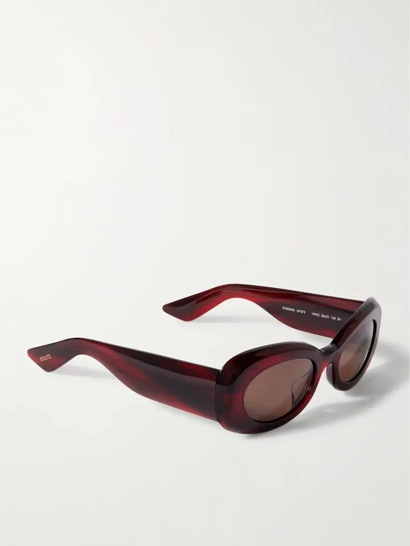 Oliver Peoples + Khaite Oval-frame Acetate Sunglasses | Thumbnail 2