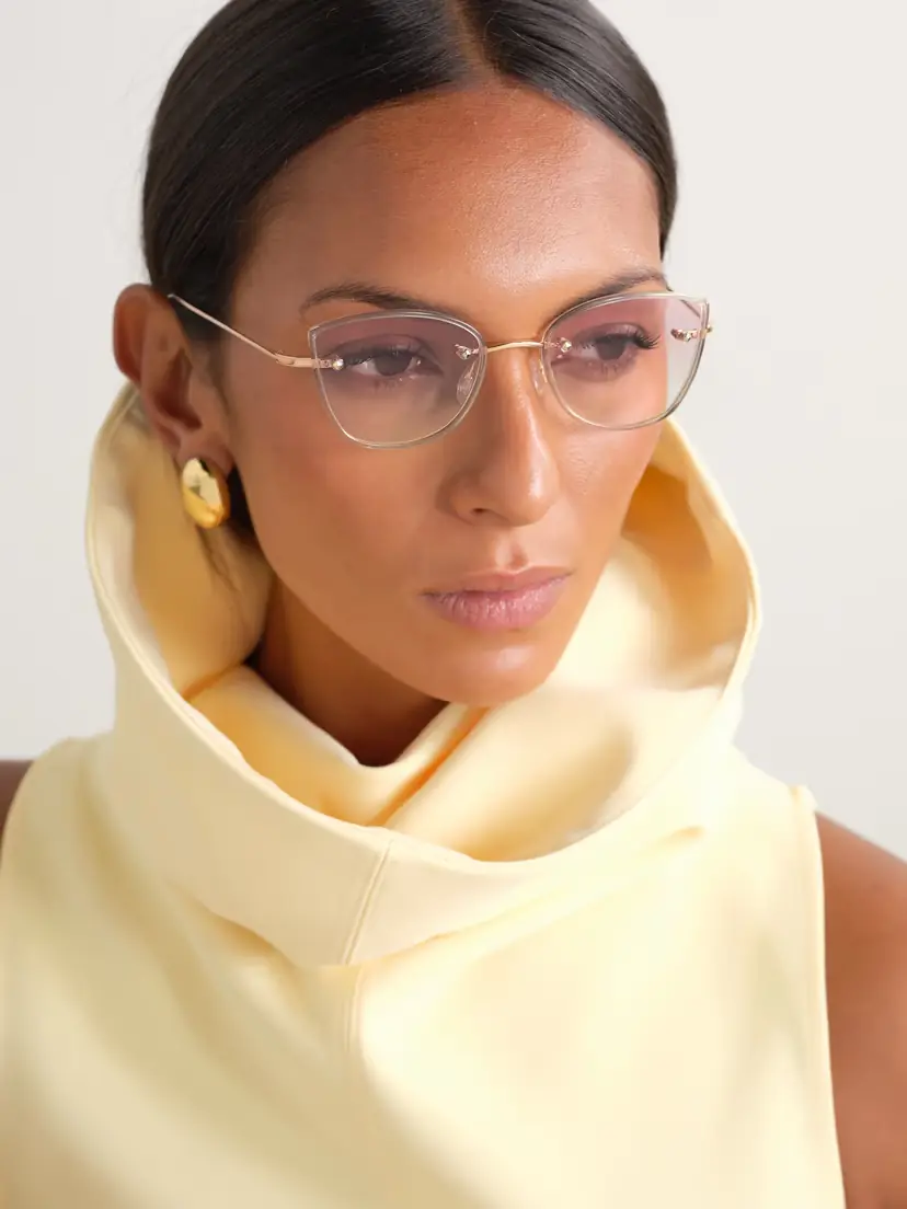 BARTON PERREIRA Brandy Cat-eye Rose Gold-tone And Acetate Sunglasses | Thumbnail 2 BARTON PERREIRA Brandy Cat-eye Rose Gold-tone And Acetate Sunglasses | Thumbnail 2