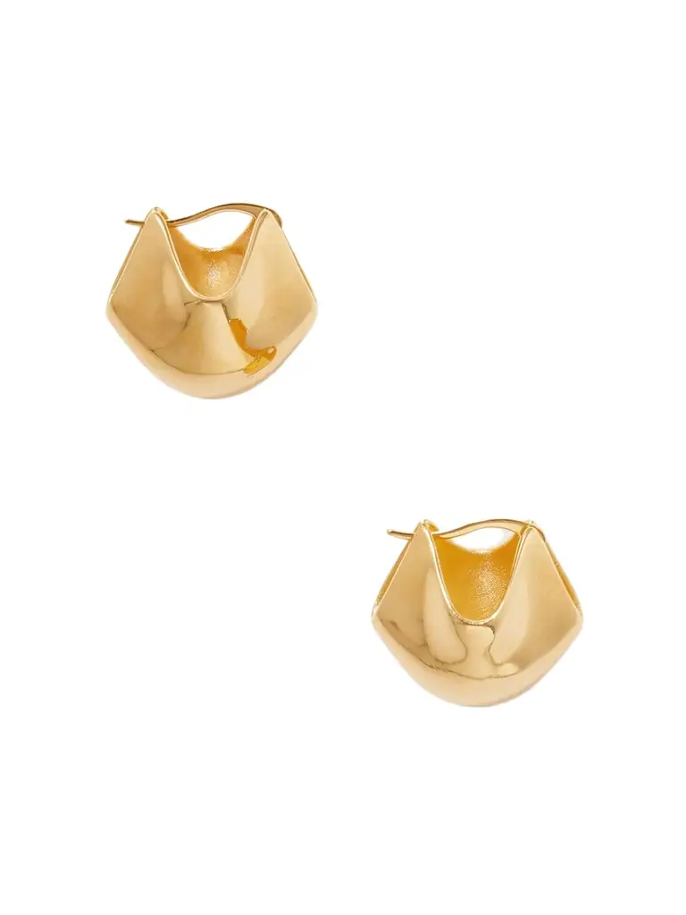 Lotus Small Gold-plated Earrings Lotus Small Gold-plated Earrings