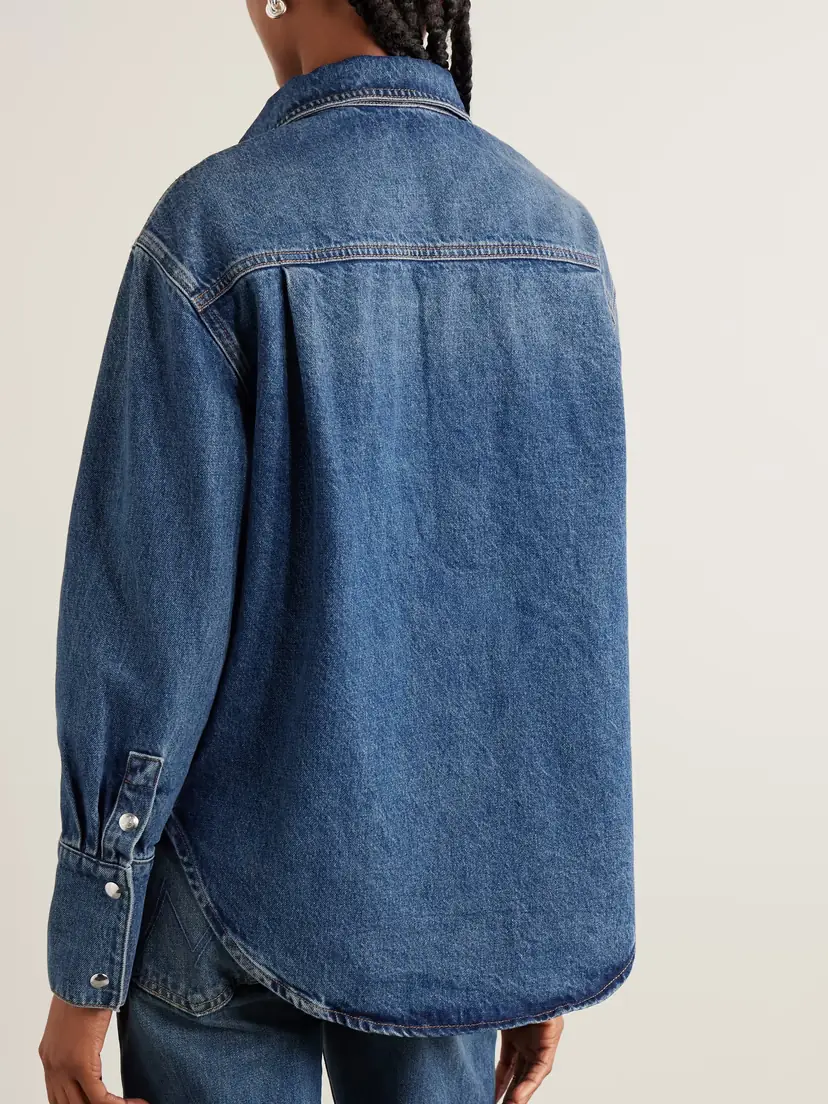 Anine Bing Dante Denim Jacket | Thumbnail 4 Anine Bing Dante Denim Jacket | Thumbnail 4