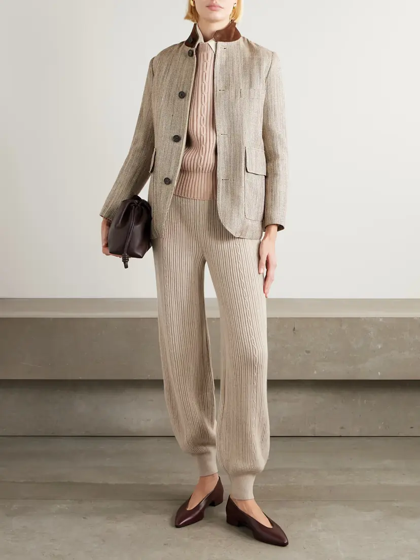 Loro Piana Plane Tree Ribbed Cashmere Sweater | Thumbnail 2 Loro Piana Plane Tree Ribbed Cashmere Sweater | Thumbnail 2