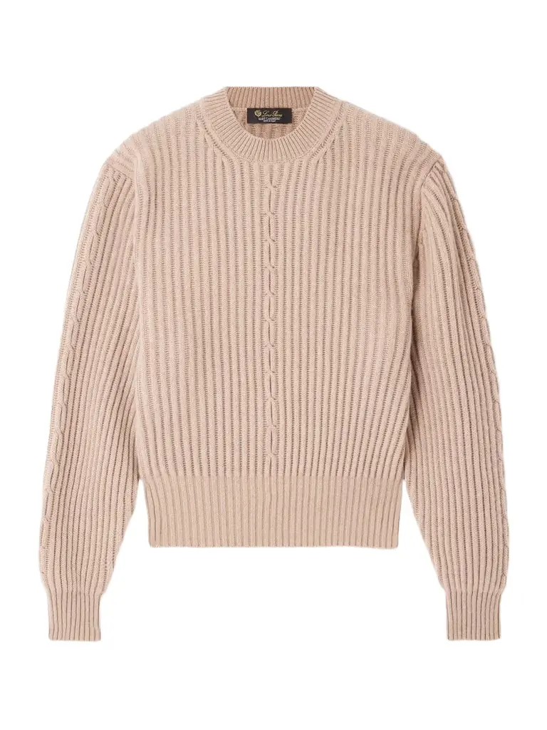 Plane Tree Ribbed Cashmere Sweater