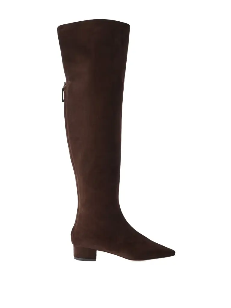 Manolo Blahnik Gore 30 Suede Over-the-knee Boots | Image 1 Manolo Blahnik Gore 30 Suede Over-the-knee Boots | Image 1