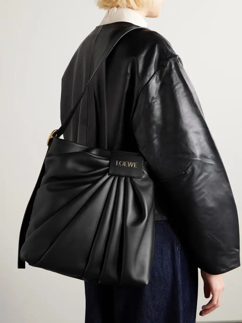 Loewe Featherlight Gathered Leather Tote | Thumbnail 2