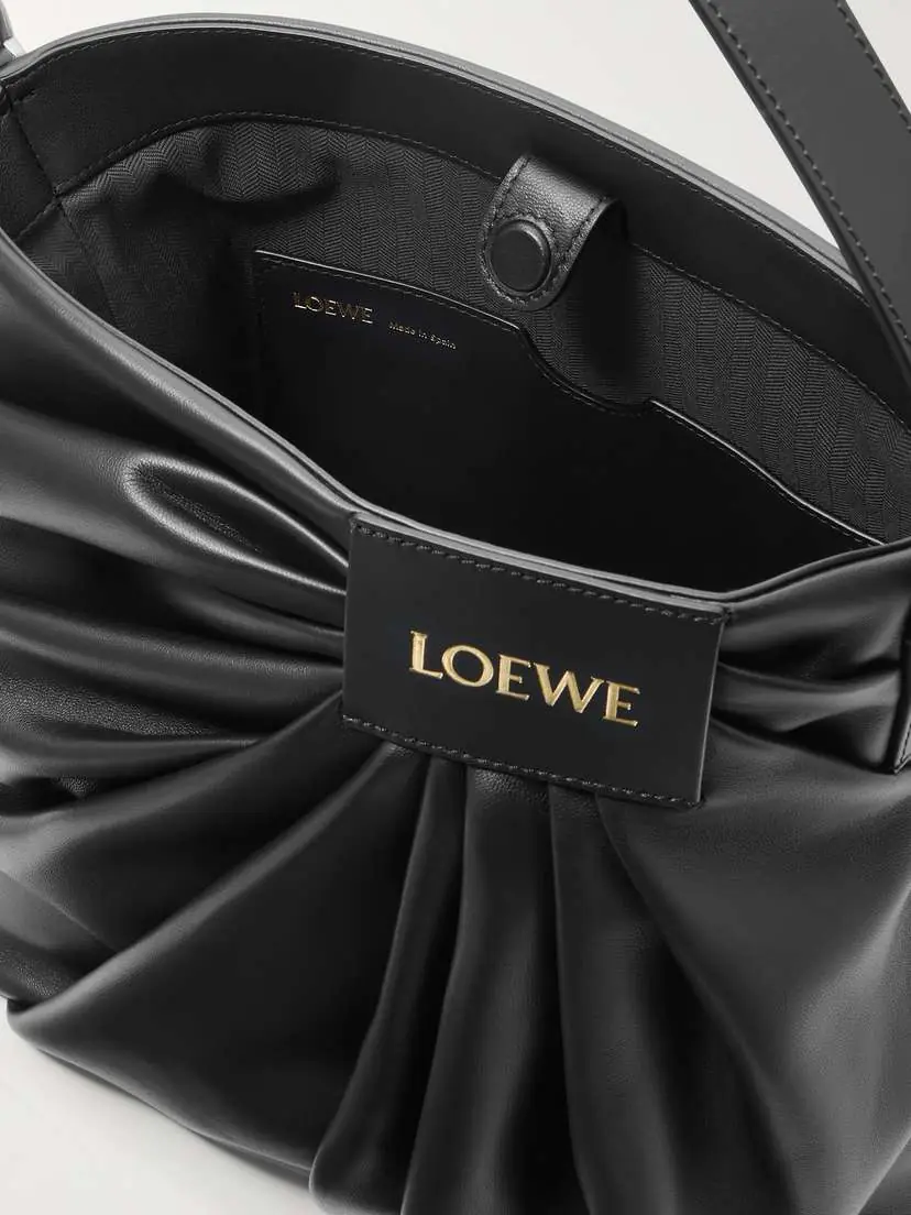 Loewe Featherlight Gathered Leather Tote | Thumbnail 5