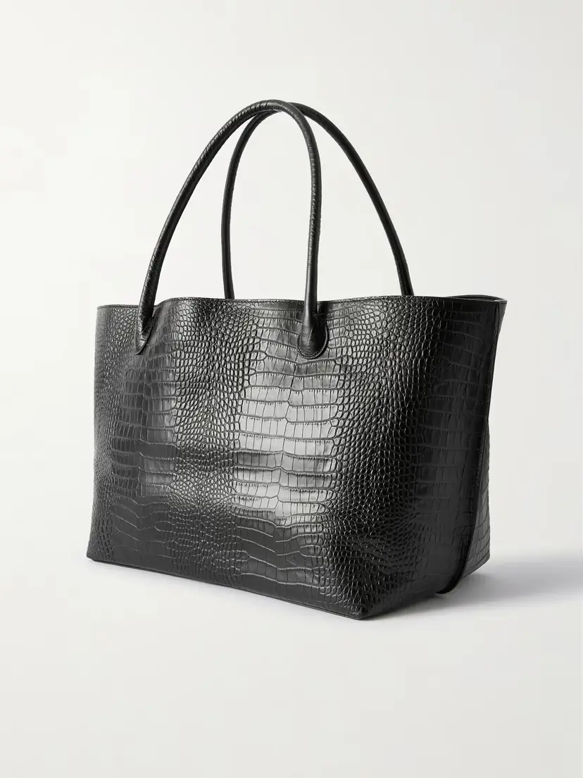 LIÉ STUDIO The Eva Weekend Croc-effect Leather Tote | Thumbnail 3 LIÉ STUDIO The Eva Weekend Croc-effect Leather Tote | Thumbnail 3