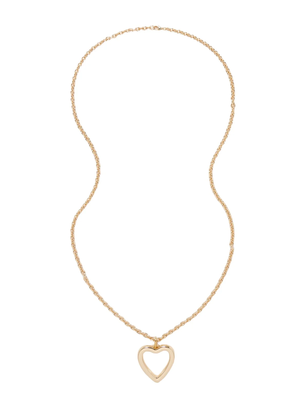 The Open Heart Gold-tone Necklace The Open Heart Gold-tone Necklace