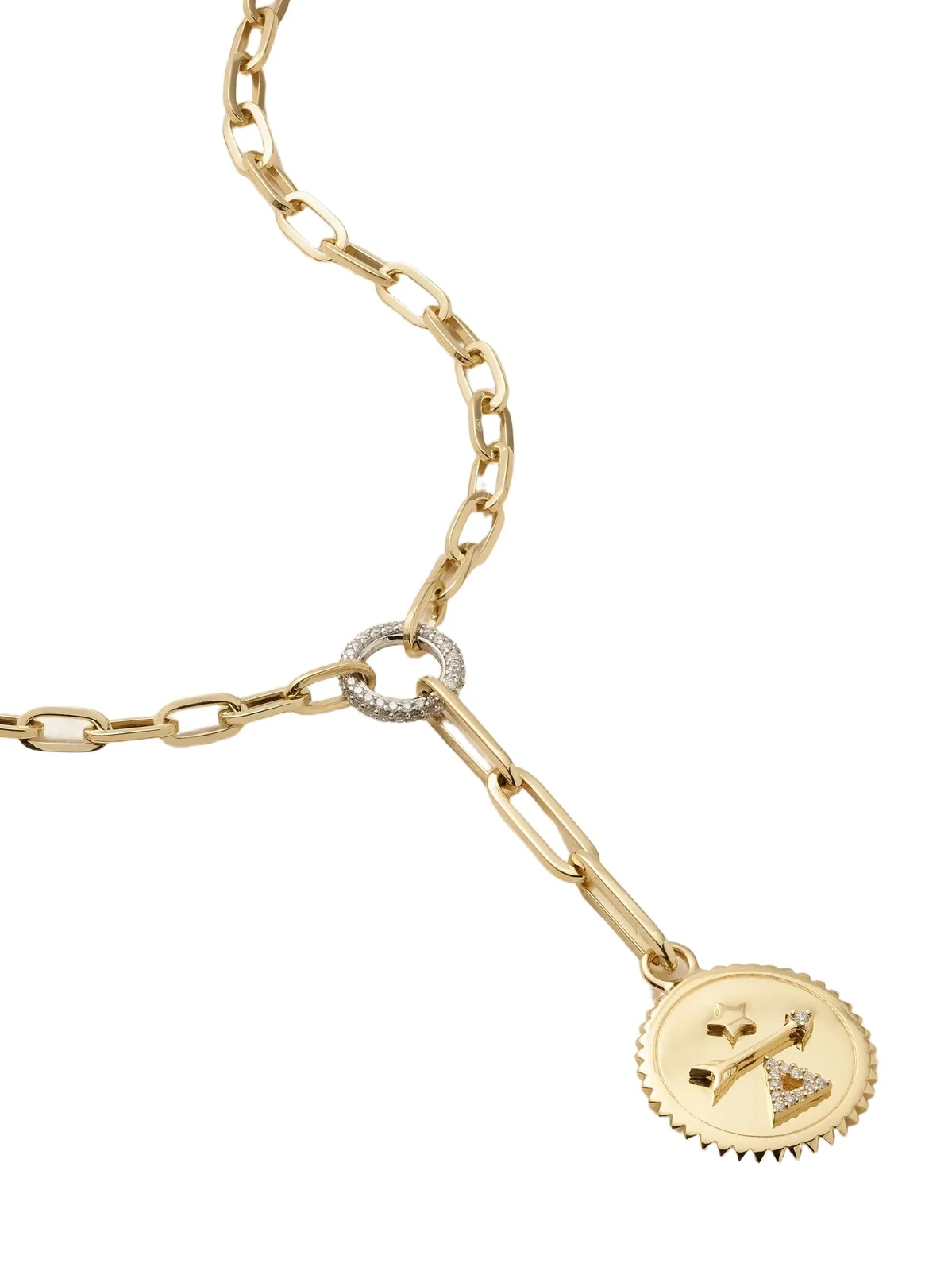 Dream + Refined Clip 18-karat Yellow And White Gold Diamond Necklace