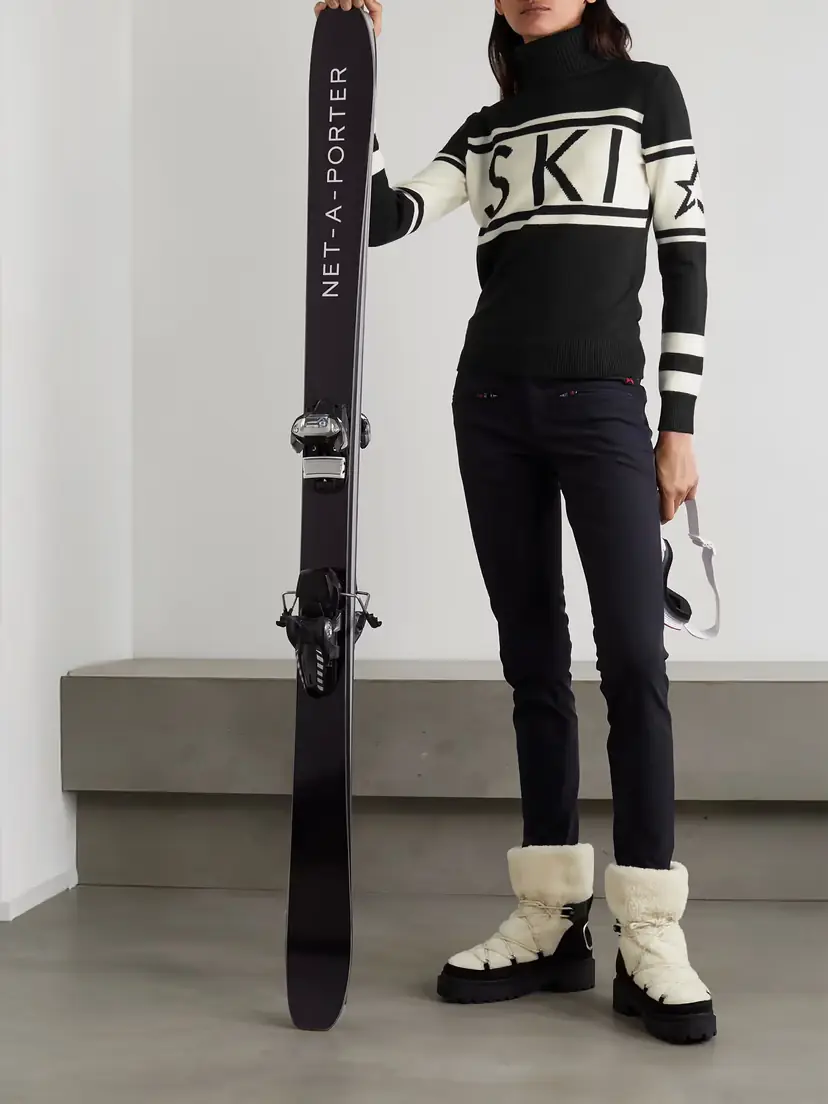 Perfect Moment Schild Intarsia Merino Wool Turtleneck Sweater | Thumbnail 2 Perfect Moment Schild Intarsia Merino Wool Turtleneck Sweater | Thumbnail 2