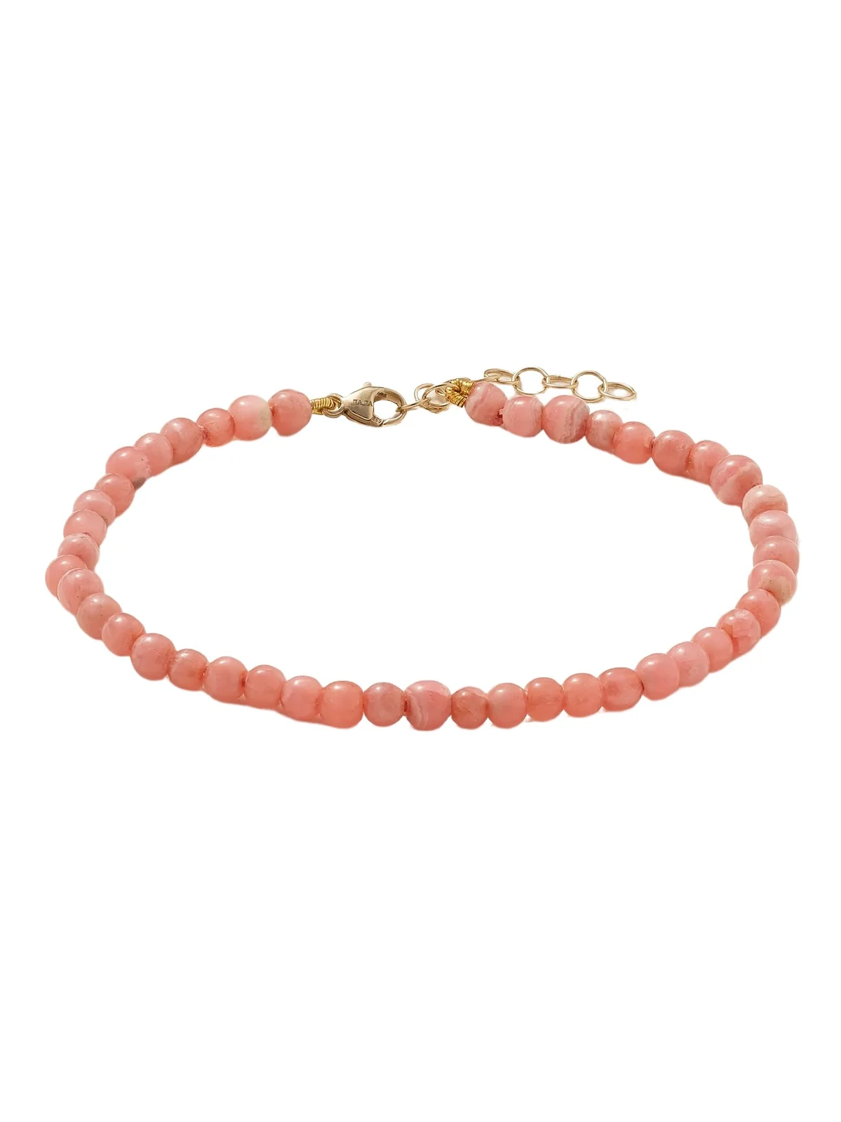 Gold Rhodochrosite Bracelet