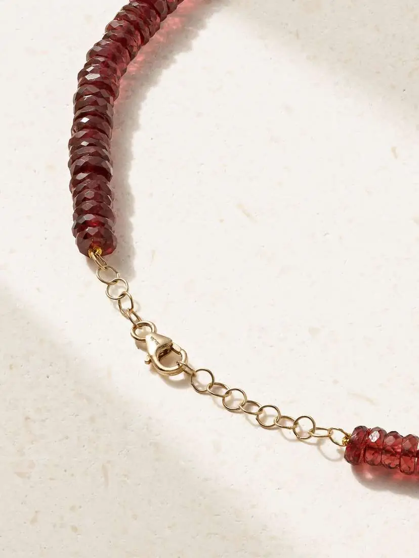 JIA JIA Gold Garnet Necklace | Thumbnail 3 JIA JIA Gold Garnet Necklace | Thumbnail 3