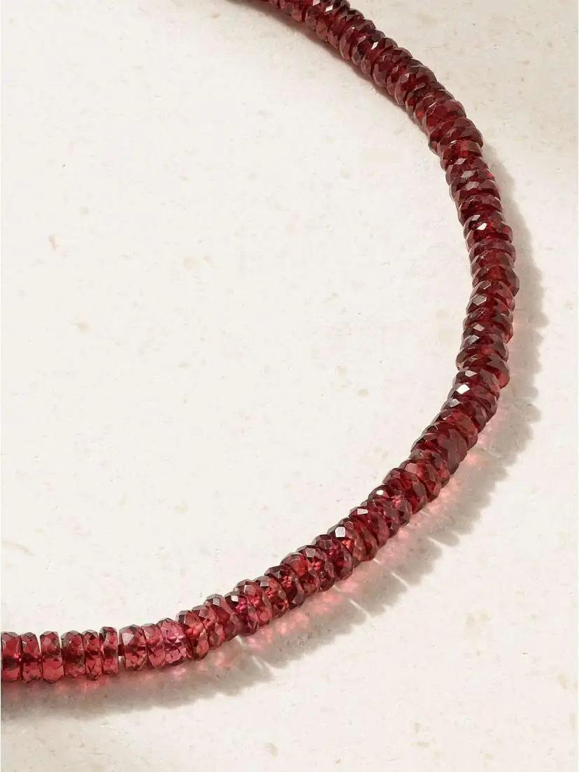 JIA JIA Gold Garnet Necklace | Thumbnail 4 JIA JIA Gold Garnet Necklace | Thumbnail 4