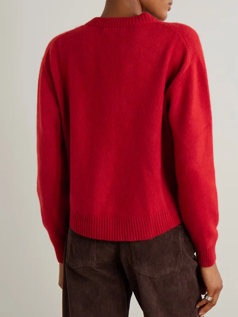 The Elder Statesman Cashmere Cropped Cardigan | Thumbnail 3 The Elder Statesman Cashmere Cropped Cardigan | Thumbnail 3