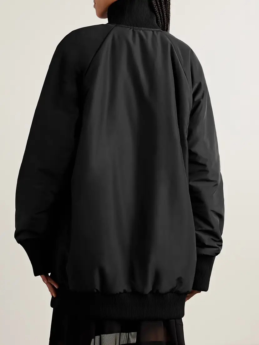 Norma Kamali Oversized Padded Shell Bomber Jacket | Thumbnail 4 Norma Kamali Oversized Padded Shell Bomber Jacket | Thumbnail 4