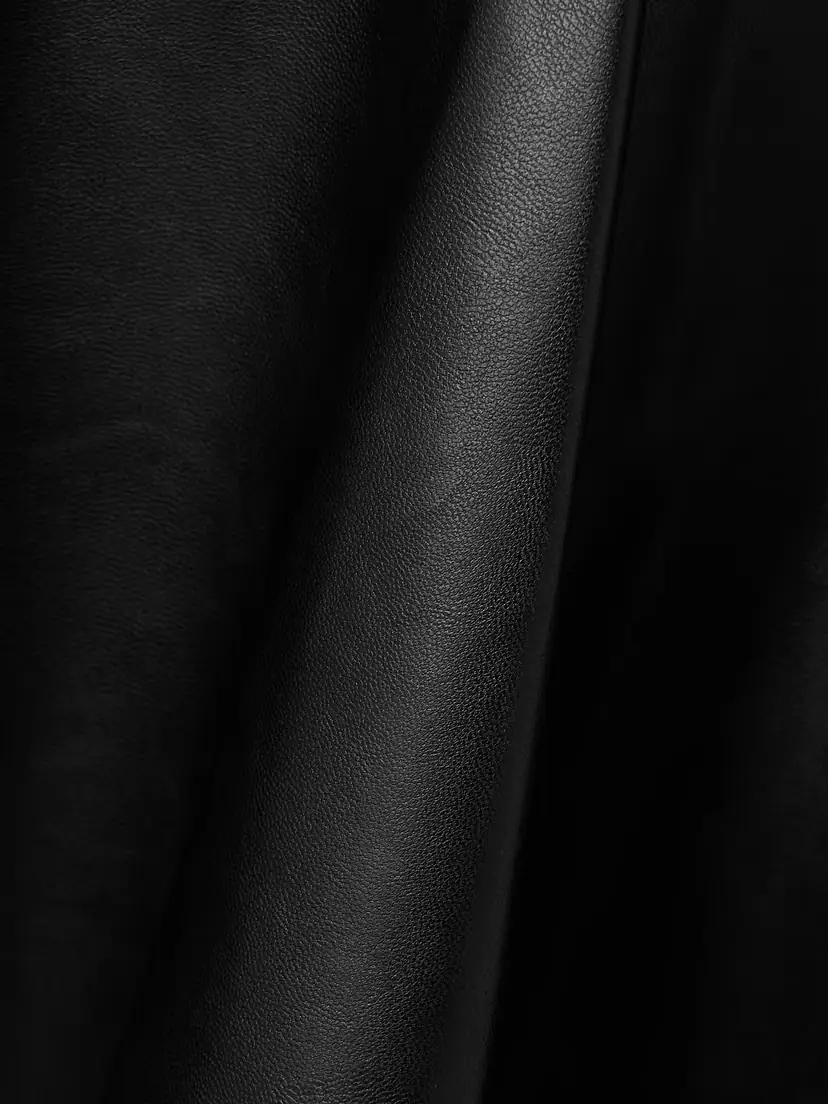 Norma Kamali Pleated Pu Mini Skirt | Thumbnail 4