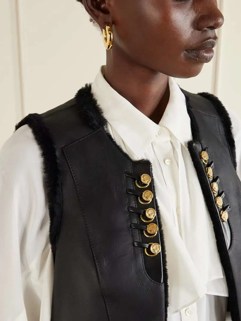 MAISON MAYLE Yves Shearling Vest | Thumbnail 5 MAISON MAYLE Yves Shearling Vest | Thumbnail 5