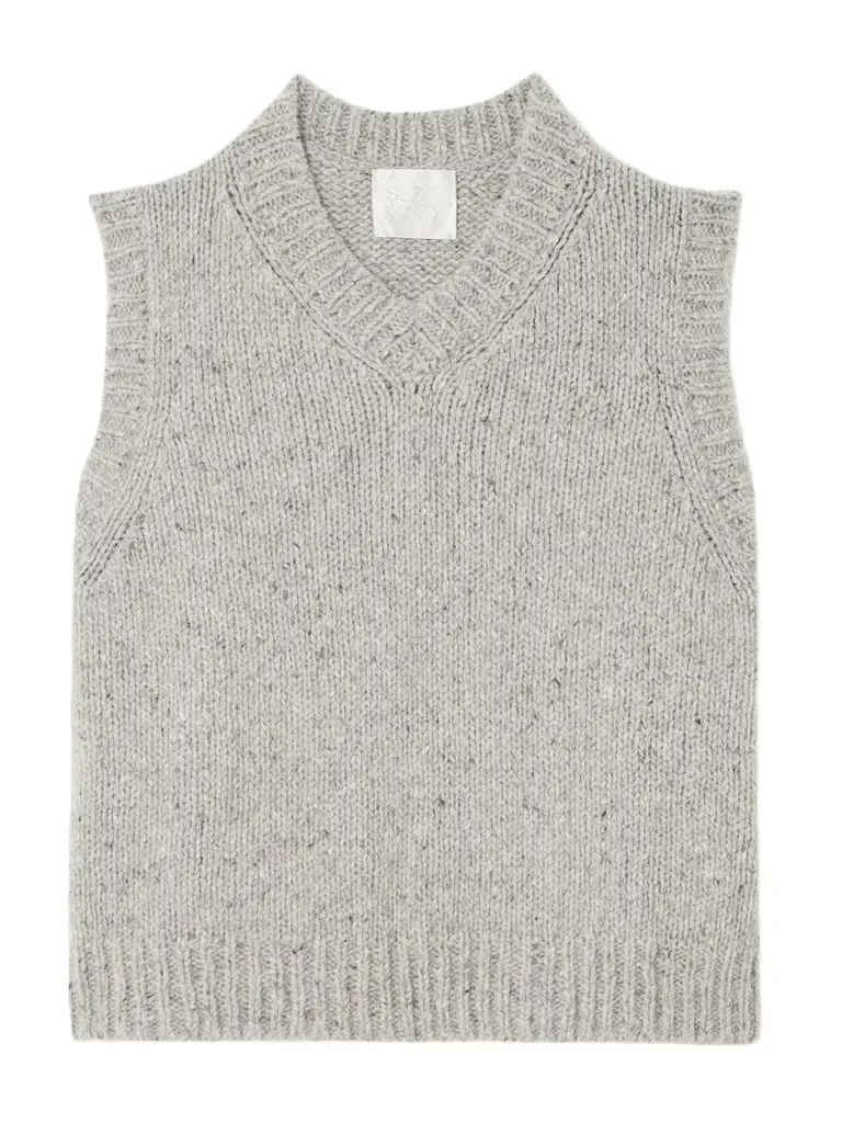 Nico Cropped Cashmere Sweater Vest Nico Cropped Cashmere Sweater Vest