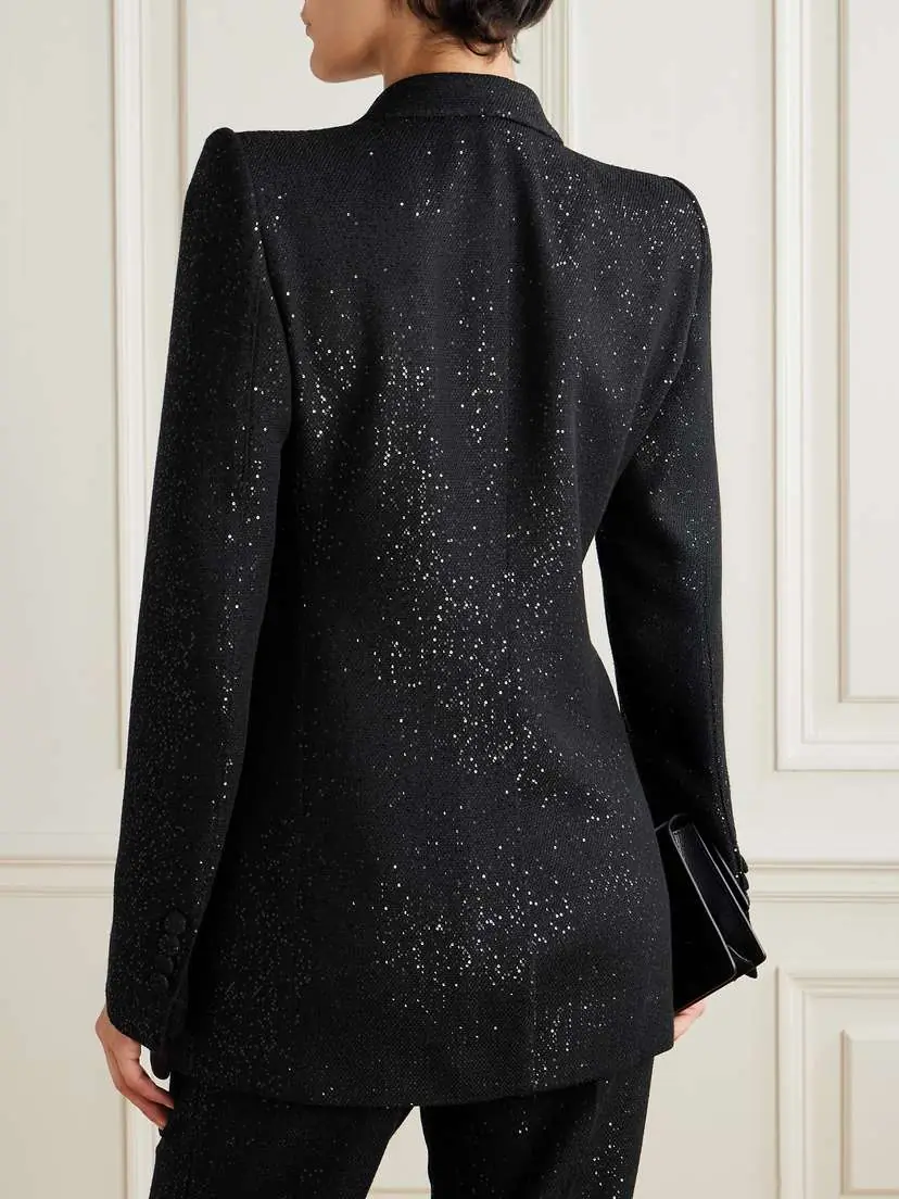 Tom Ford Sequin-embellished Wool-blend Blazer | Thumbnail 3