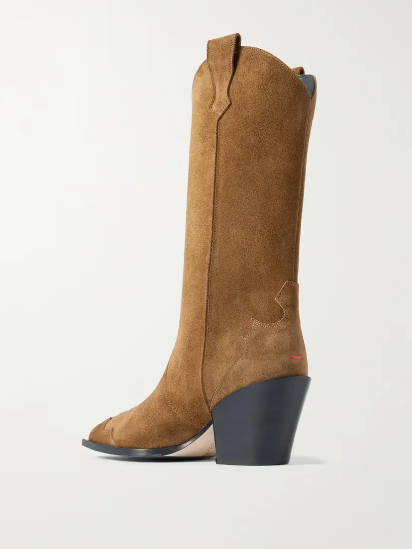 aeyde Ariel Suede Knee Boots | Thumbnail 3