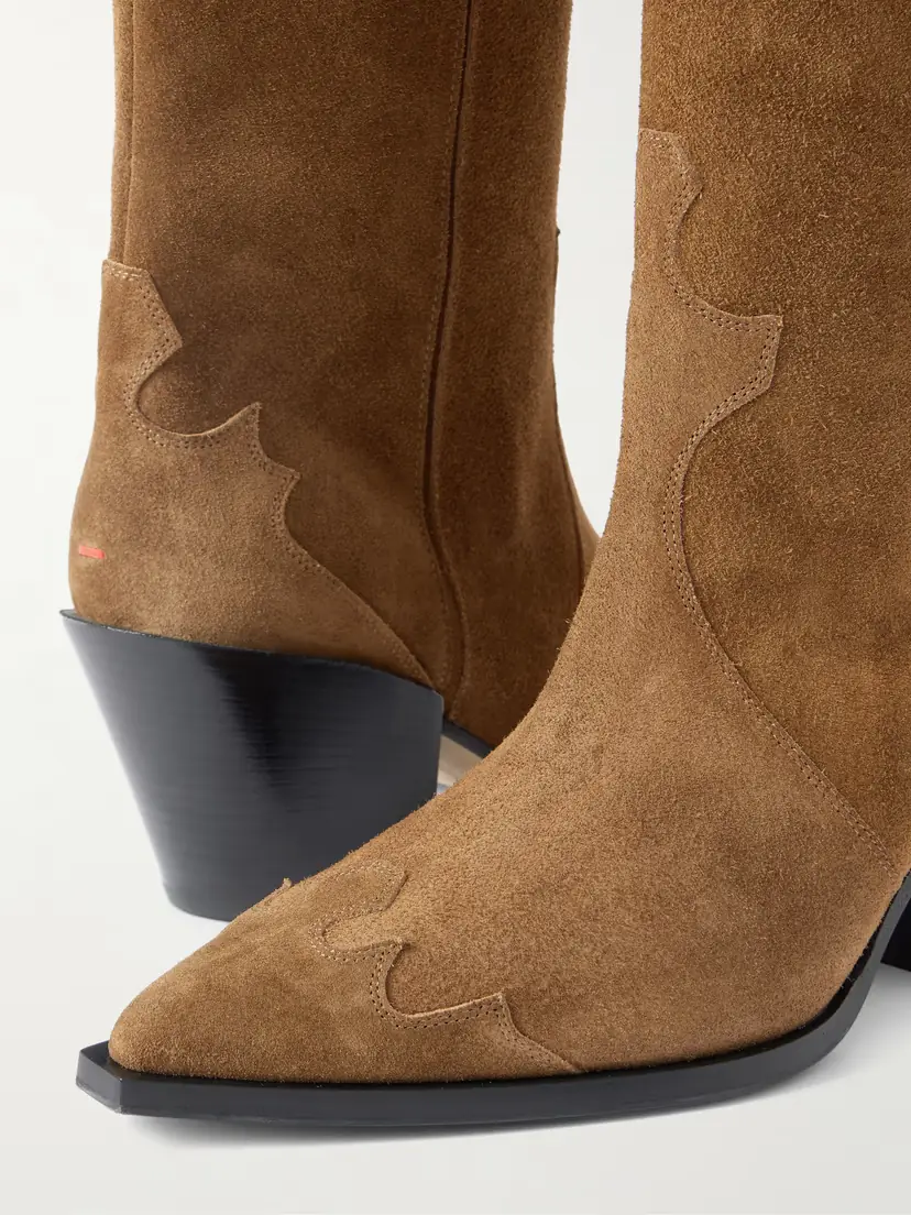 aeyde Ariel Suede Knee Boots | Thumbnail 4