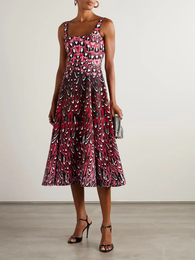 Mary Katrantzou Beaux Printed Crepe Midi Dress | Thumbnail 2 Mary Katrantzou Beaux Printed Crepe Midi Dress | Thumbnail 2