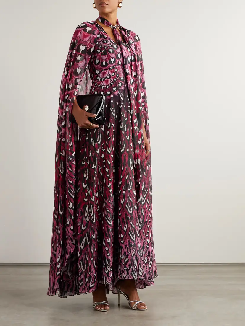 Mary Katrantzou Printed Chiffon Gown | Thumbnail 2 Mary Katrantzou Printed Chiffon Gown | Thumbnail 2