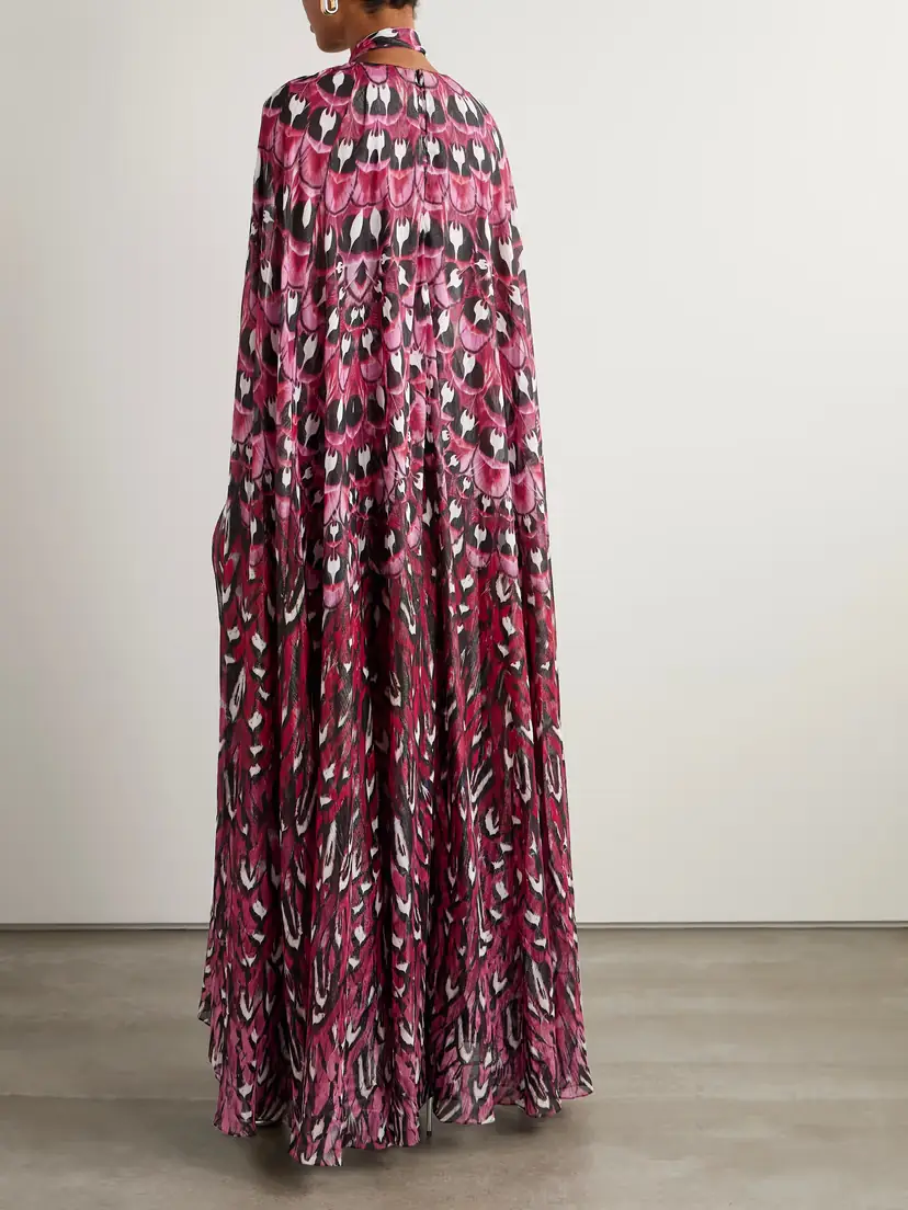 Mary Katrantzou Printed Chiffon Gown | Thumbnail 3 Mary Katrantzou Printed Chiffon Gown | Thumbnail 3
