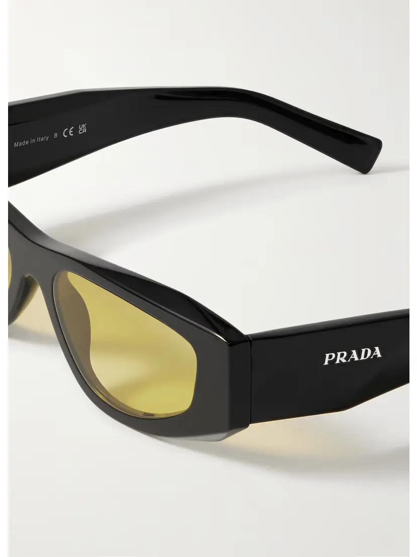 PRADA EYEWEAR Symbole D-frame Acetate Sunglasses | Thumbnail 4 PRADA EYEWEAR Symbole D-frame Acetate Sunglasses | Thumbnail 4