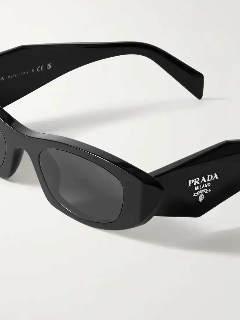 PRADA EYEWEAR Symbole Cat-eye Acetate Sunglasses | Thumbnail 4 PRADA EYEWEAR Symbole Cat-eye Acetate Sunglasses | Thumbnail 4
