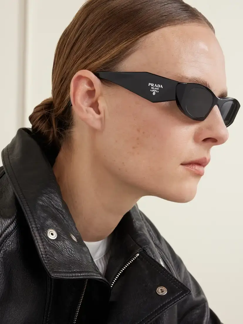 PRADA EYEWEAR Symbole Cat-eye Acetate Sunglasses | Thumbnail 5 PRADA EYEWEAR Symbole Cat-eye Acetate Sunglasses | Thumbnail 5