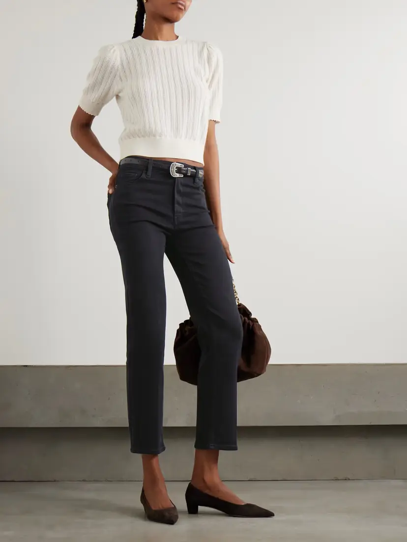 Frame Le Sleek Straight High-rise Jeans | Thumbnail 2 Frame Le Sleek Straight High-rise Jeans | Thumbnail 2