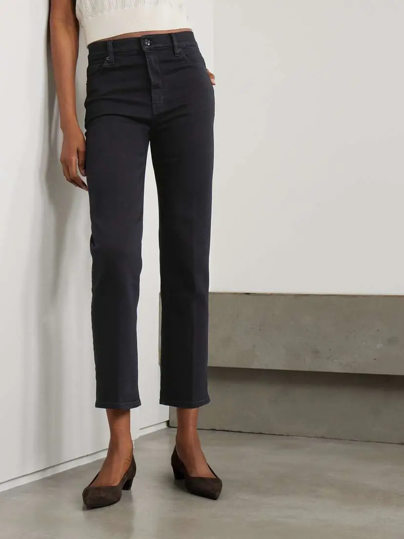 Frame Le Sleek Straight High-rise Jeans | Thumbnail 3 Frame Le Sleek Straight High-rise Jeans | Thumbnail 3