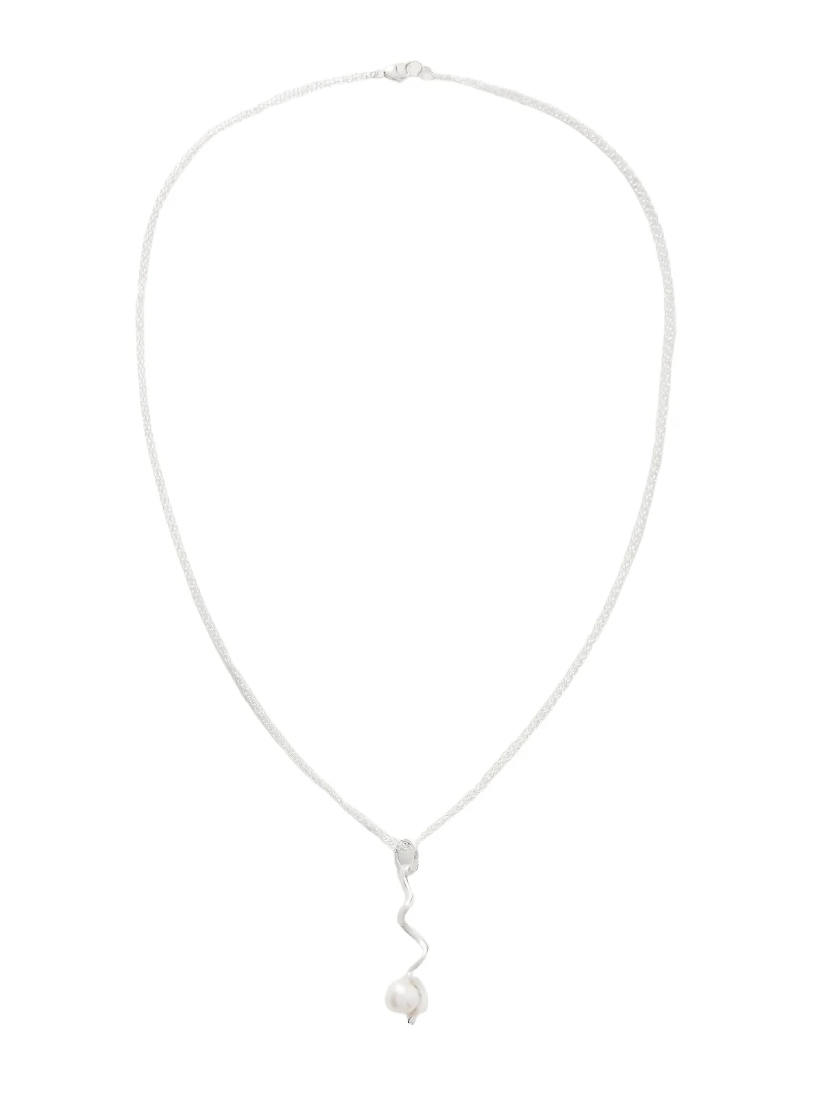 Teneille Recycled Sterling Silver Pearl Necklace Teneille Recycled Sterling Silver Pearl Necklace