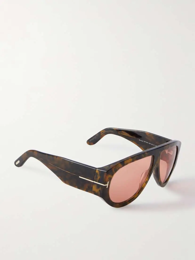Tom Ford Bronson Aviator-style Tortoiseshell Acetate Sunglasses | Thumbnail 3 Tom Ford Bronson Aviator-style Tortoiseshell Acetate Sunglasses | Thumbnail 3