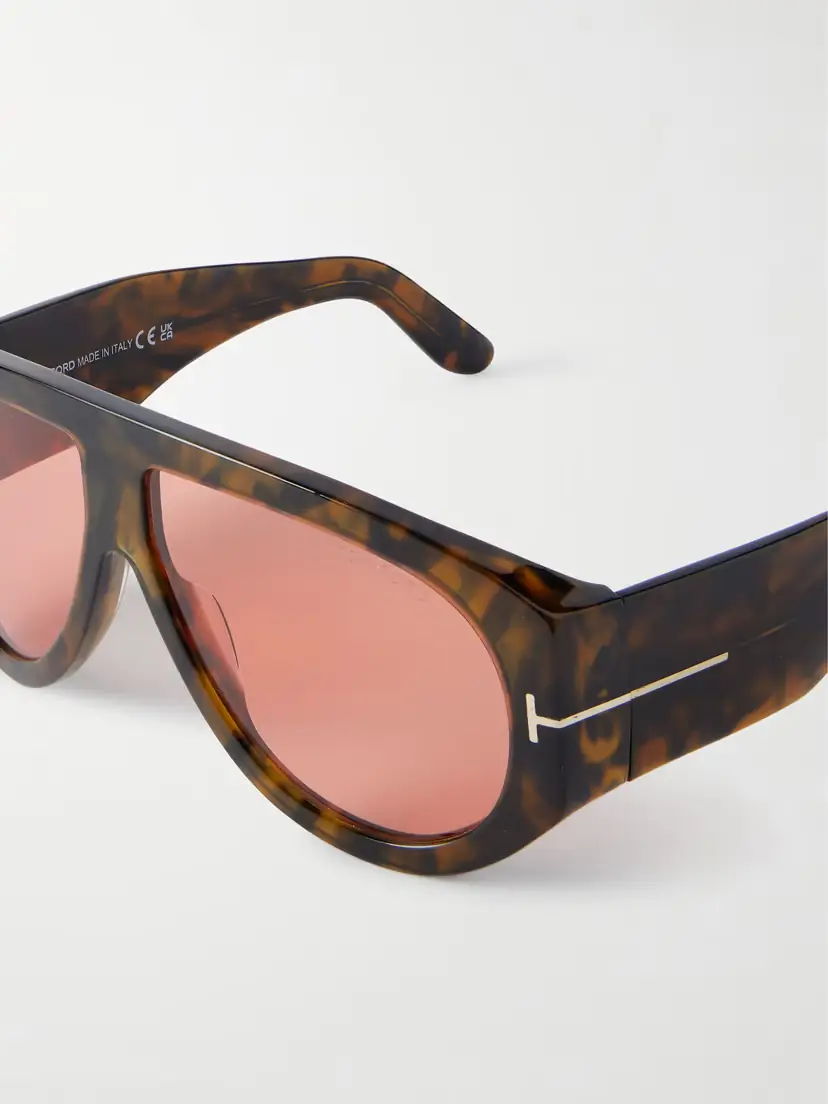 Tom Ford Bronson Aviator-style Tortoiseshell Acetate Sunglasses | Thumbnail 4 Tom Ford Bronson Aviator-style Tortoiseshell Acetate Sunglasses | Thumbnail 4