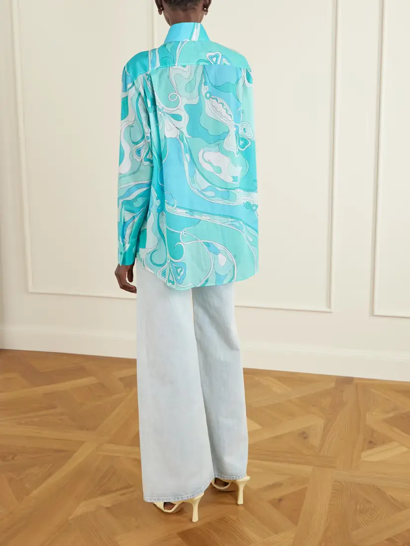PUCCI Printed Cotton-muslin Shirt | Thumbnail 4 PUCCI Printed Cotton-muslin Shirt | Thumbnail 4
