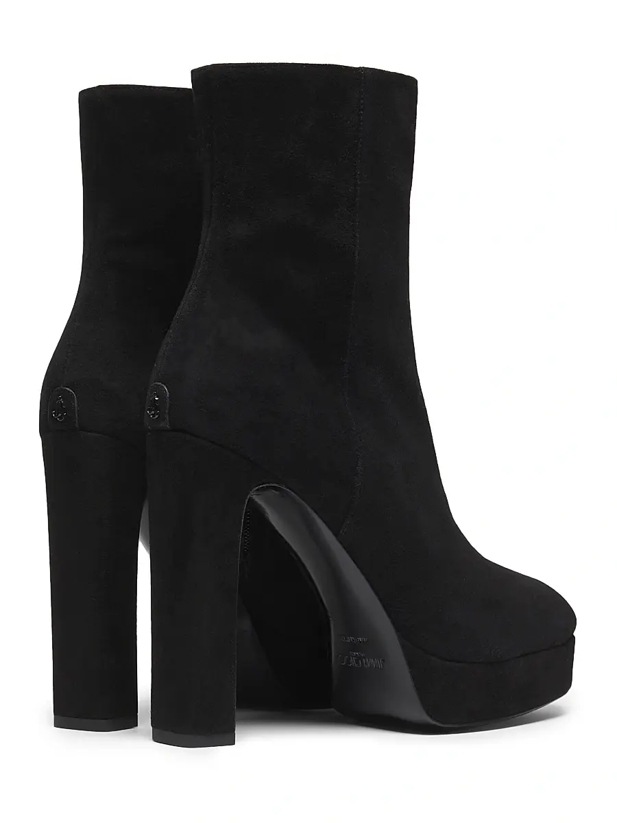 Jimmy Choo Women's Marene 120MM Suede Platform Ankle Boots - Black | Thumbnail 3 Jimmy Choo Women's Marene 120MM Suede Platform Ankle Boots - Black | Thumbnail 3