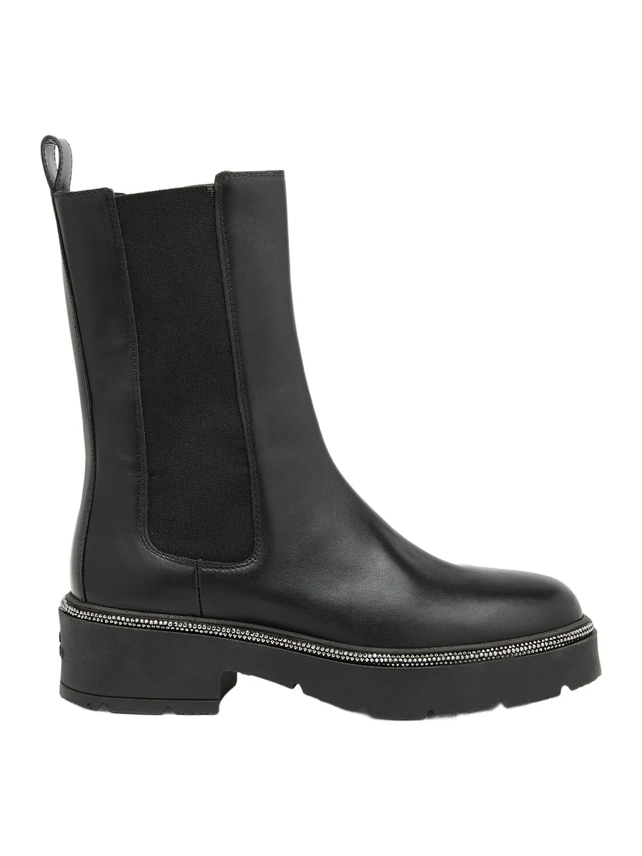 Women's Embellished Leather Boots Women's Embellished Leather Boots