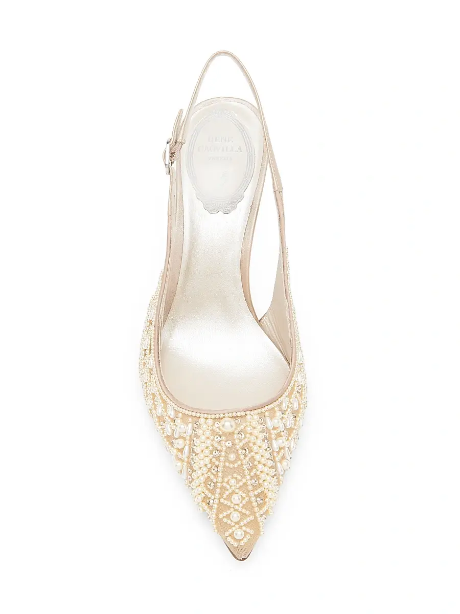 René Caovilla Women's 80MM Embellished Pumps | Thumbnail 4 René Caovilla Women's 80MM Embellished Pumps | Thumbnail 4