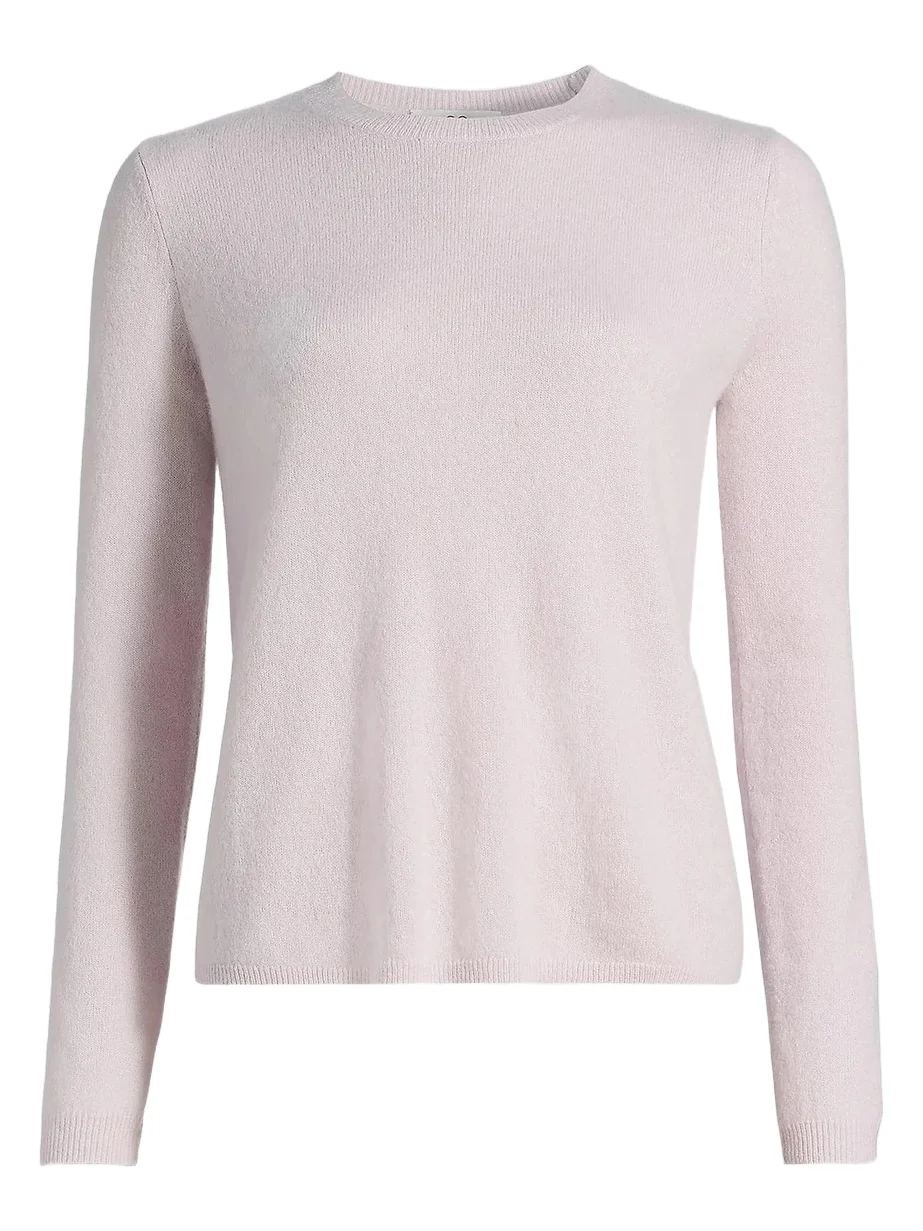 Women's Crewneck Rib-Knit Cashmere-Silk Sweater Women's Crewneck Rib-Knit Cashmere-Silk Sweater