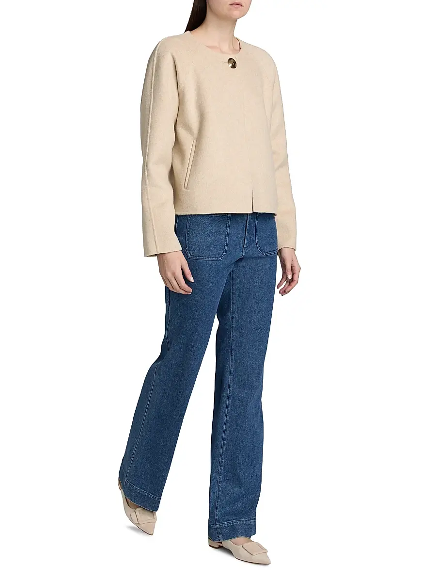 TANYA TAYLOR Women's Micah Wool-Blend Jacket | Thumbnail 2 TANYA TAYLOR Women's Micah Wool-Blend Jacket | Thumbnail 2