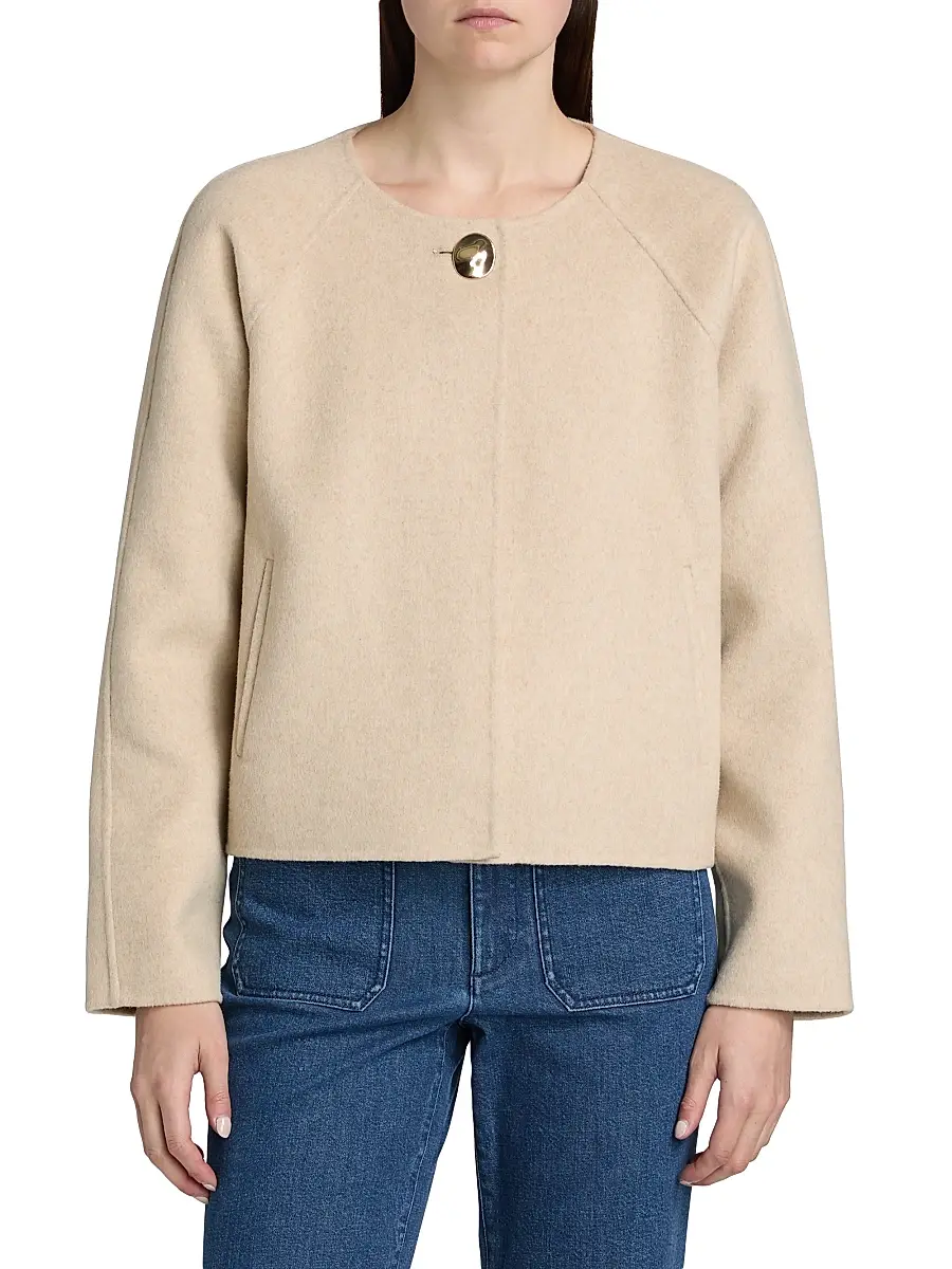 TANYA TAYLOR Women's Micah Wool-Blend Jacket | Thumbnail 3 TANYA TAYLOR Women's Micah Wool-Blend Jacket | Thumbnail 3
