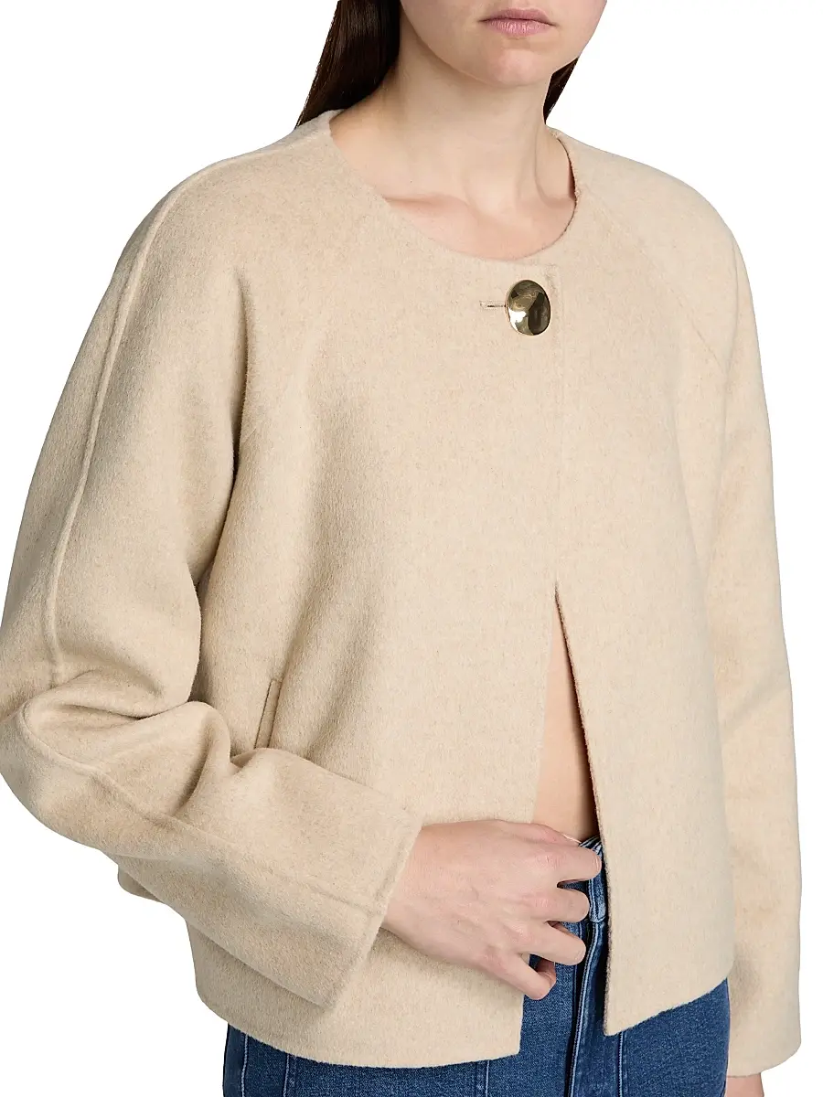 TANYA TAYLOR Women's Micah Wool-Blend Jacket | Thumbnail 6 TANYA TAYLOR Women's Micah Wool-Blend Jacket | Thumbnail 6