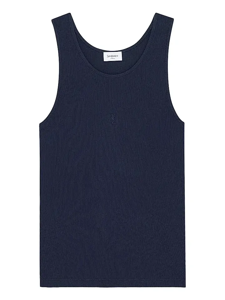 Women's Cassandre Tank Top in Ribbed Cotton Jersey