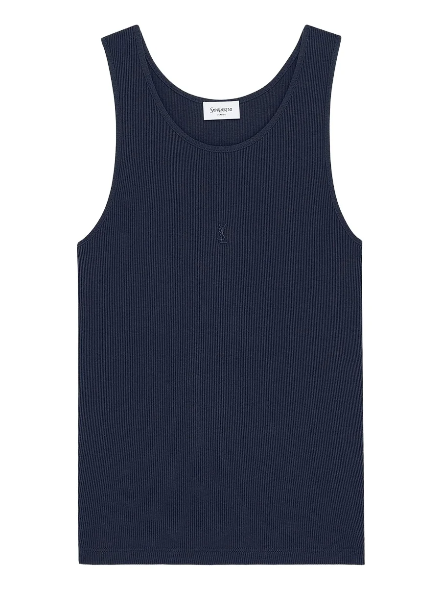 Women's Cassandre Tank Top in Ribbed Cotton Jersey